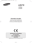 Samsung LE40M61B Felhasználói kézikönyv