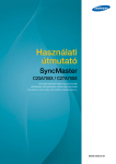 Samsung C23A750X üzleti monitor Felhasználói kézikönyv