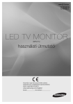 Samsung 27"-os prémium ívelt TV Monitor
 Felhasználói kézikönyv
