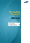 Samsung 27"-os prémium FHD monitor vékony kerettel Felhasználói kézikönyv