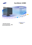 Samsung 225MD Felhasználói kézikönyv