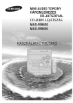 Samsung MAX-WB630 Felhasználói kézikönyv