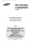Samsung PS-42D5S Felhasználói kézikönyv