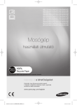 Samsung WF0702NCE/XEH mosógép Felhasználói kézikönyv