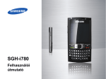 Samsung SGH-I780 Felhasználói kézikönyv