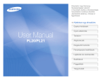 Samsung PL20 Felhasználói kézikönyv