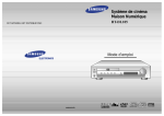 Samsung HTDL105RH/EDC Manuel de l'utilisateur