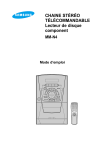 Samsung MM-N4 Manuel de l'utilisateur