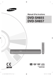 Samsung DVD-SH857 Manuel de l'utilisateur