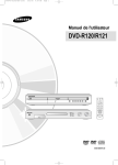 Samsung DVD-R121 Manuel de l'utilisateur