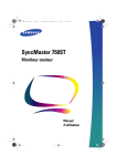 Samsung 750ST Manuel de l'utilisateur