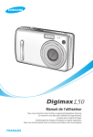 Samsung DIGIMAX L50 Manuel de l'utilisateur