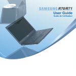 Samsung NP-R70 Manuel de l'utilisateur (Vista)