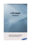 Samsung 46" LCD SyncMaster 460UT-B LH46CBQLBB/EN Käyttöopas