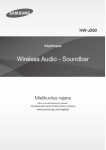 Samsung 2.2 Ch Soundbar J260
 Käyttöopas