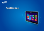 Samsung 11,6" ATIV Smart PC XE500T1C User Manual (Windows 8)