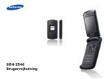 Samsung SGH-Z540 Brugervejledning