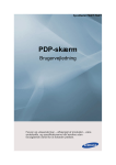 Samsung 64" Plasma SyncMaster P64FP PH64KRPMBF/EN Brugervejledning