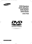 Samsung DVD-P355 Brugervejledning
