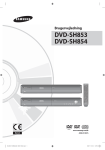 Samsung DVD-SH853 Brugervejledning