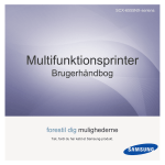 Samsung Multifunktion Monoprinter SCX-6555NX Brugervejledning