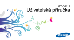 Samsung C6112 Uživatelská přiručka