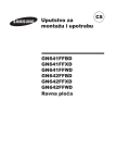 Samsung GN641FFXD Uživatelská přiručka