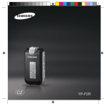 Samsung YP-F2RQ Uživatelská přiručka