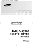 Samsung DVD-HD870 Uživatelská přiručka