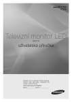 Samsung 22" TV monitor se špičkovými vestavěnými reproduktory Uživatelská přiručka