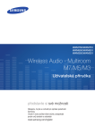 Samsung Bezdrátový Audio-Multiroom WAM350 User Manual(Web)