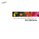 Samsung CLX-3160N Uživatelská přiručka