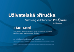 Samsung Smart ProXpress M4583FX  Černobílá multifunkční tiskárna (45 ppm) Uživatelská přiručka