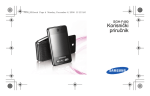 Samsung SGH-F480G Priručnik za korisnike