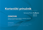 Samsung ProXpress M3825ND  Mono Laser  (38 ppm) Priručnik za korisnike