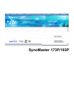 Samsung 173P User Manual