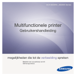 Samsung 33 ppm A4 zwart wit multifunctionele laser printer SCX-5835NX User Manual
