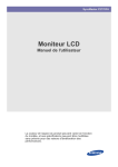 Samsung P2770FH
Moniteur LCD 27" Manuel de l'utilisateur
