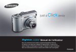 Samsung DIGIMAX S1000 Manuel de l'utilisateur