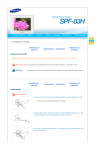 Samsung SPF-83H Manuel de l'utilisateur