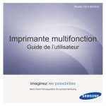 Samsung 43 ppm A4 imprimante laser multifonction noir et blanc SCX-6545N
SCX-6 545N
 Manuel de l'utilisateur