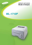 Samsung ML-1710P Manuel de l'utilisateur