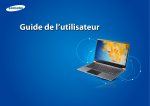 Samsung NP900X3GI Manuel de l'utilisateur (Windows 7)