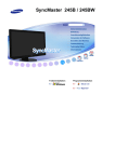 Samsung 245B Benutzerhandbuch