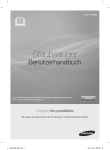 Samsung Jungle Bodenstaubsauger 
mit Fernbedienung, 850 W Benutzerhandbuch (Windows 7)