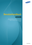 Samsung 22" Square Display 
UD22B Benutzerhandbuch