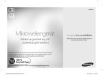 Samsung 23 l | 800 W 
Solo-Mikrowelle ME83X Benutzerhandbuch