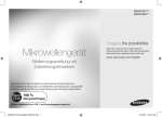 Samsung 23 l | 800 W
Solo-Mikrowelle
MS23F301TAS
 Benutzerhandbuch