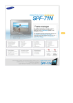 Samsung SPF-71N Benutzerhandbuch