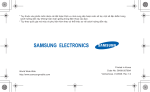Samsung SGH-D980 Hướng dẫn sử dụng